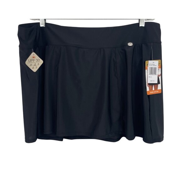 ZeroXposur Other - ZeroXposur Womens Size 2X Black UPF 30+ Quick Dry Sport Swim Swing Skirtini